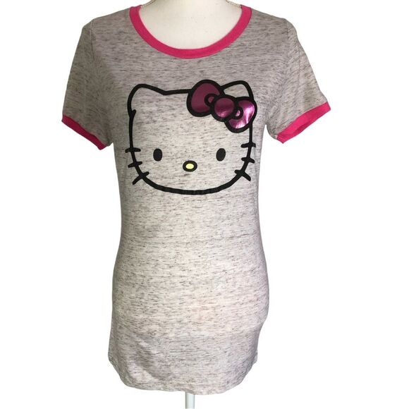 Universal Studios Hello Kitty Short Sleeve Grey T-shirt - Picture 1 of 6